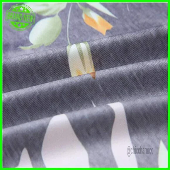 Large Wide Leg Pajama Pants Drawstring Lounge Bottoms Polyester Spandex